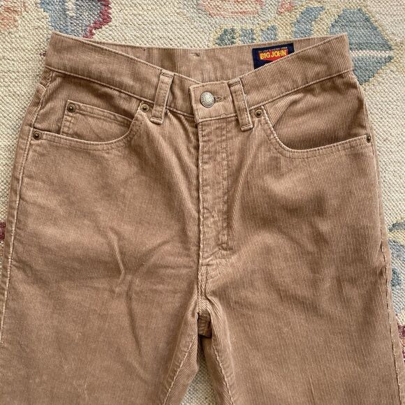 Big John Spirit Corduroy Pants Size 29 Brown Straight Leg Japan 29x30 - Picture 3 of 6